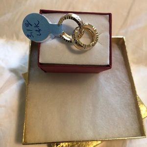 14k Gold small Loop Earring